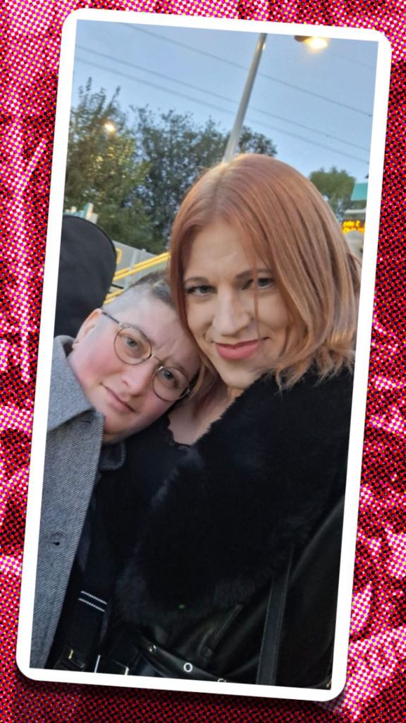 Amelia's Angels Dillon and Ami meet for the first time and celebrate with their first photo together