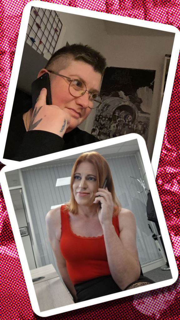 Amelia's Angels Dillon and Ami phone call photos